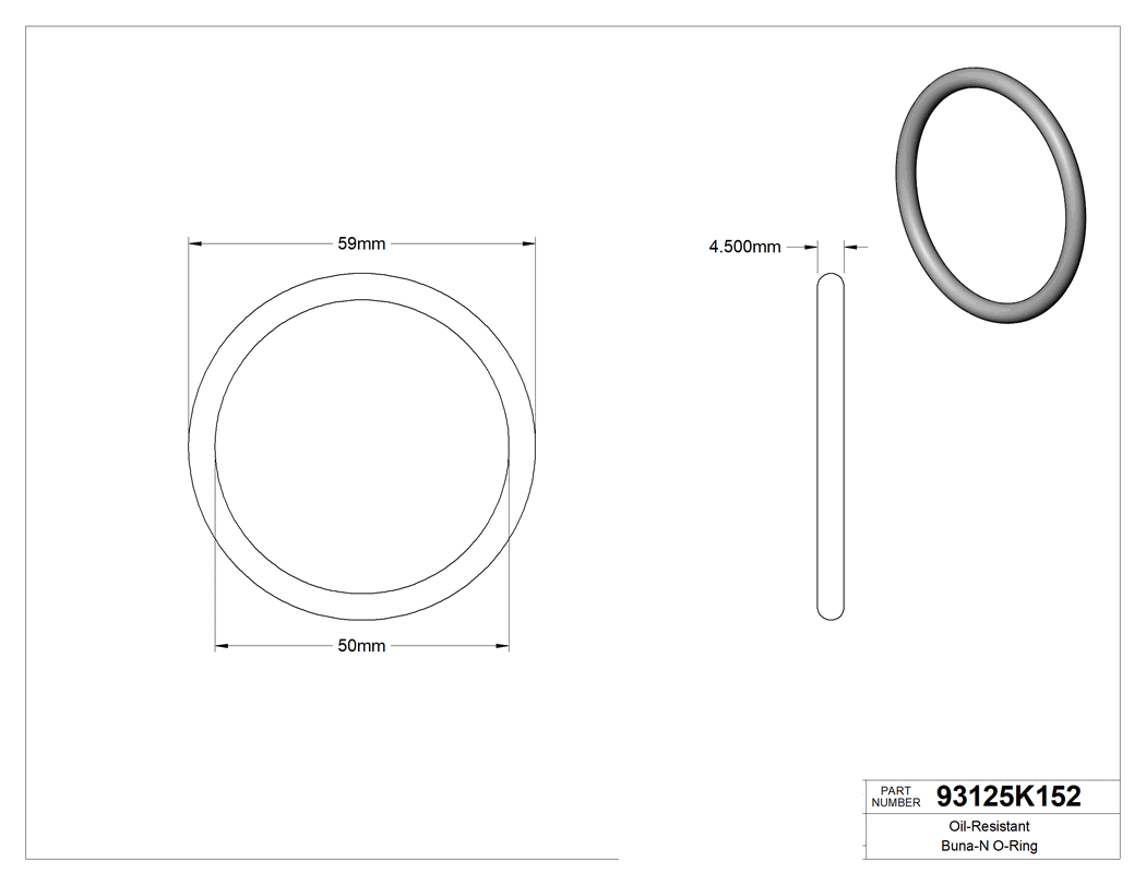 Technical drawing - 93125K152